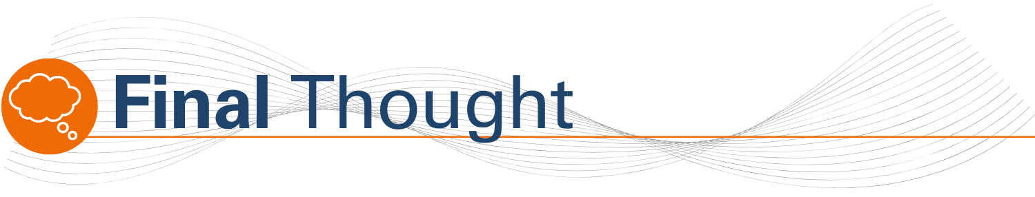 subhead final thought