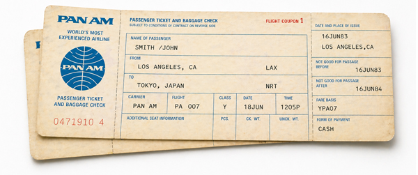 plane tickets